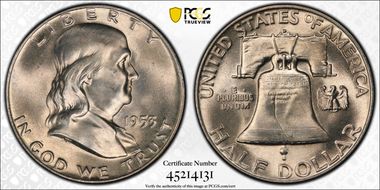 1953-D 50C MS66FBL