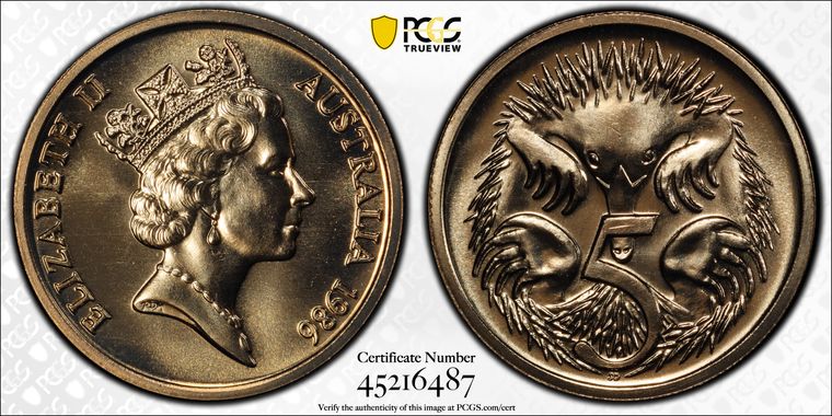 Cert 45216487 - Coin Image