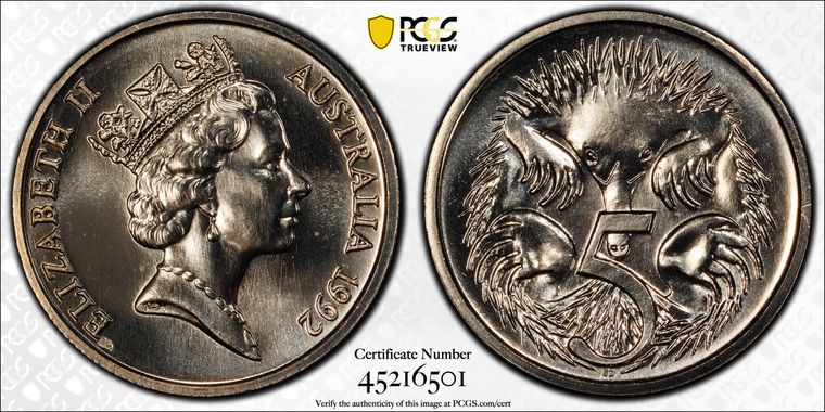 Cert 45216501 - Coin Image