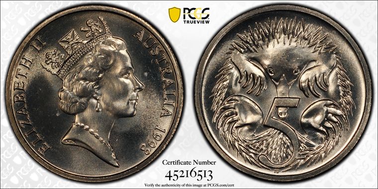 Cert 45216513 - Coin Image