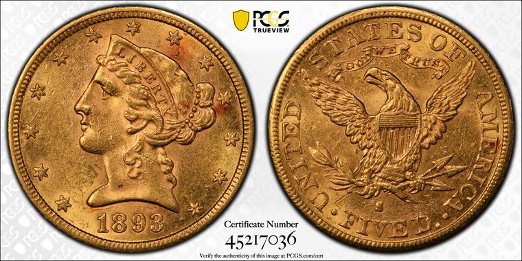 Cert 45217036 - Coin Image