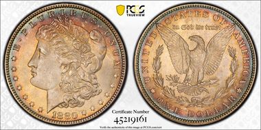 1880 $1 VAM 11 Checkmark MS66