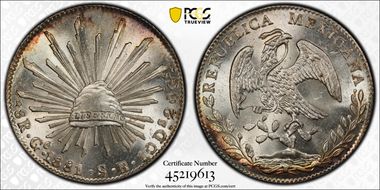 1881-Go SB 8 R Go62 MS65