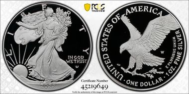 2022-W  $1 Silver Eagle PR70DCAM