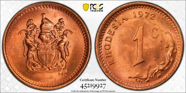1972 1C MS66RD