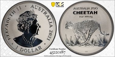2021 $1 Cheetah MS69