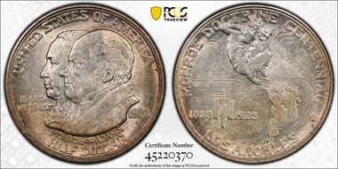 1923-S 50C Monroe AU58