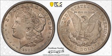 1921 $1 Morgan N1