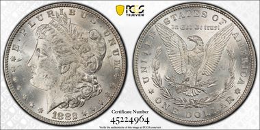 1882 $1 MS63