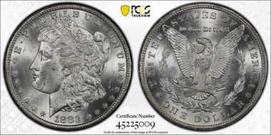 1883-CC $1 MS63