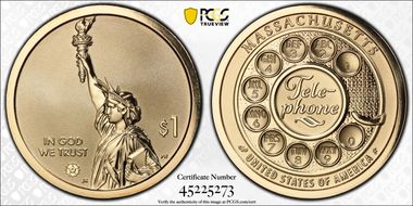 2020-S $1 American Innovation MA Rev PR Telephone PR70