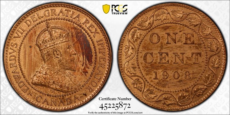 Cert 45225872 - Coin Image