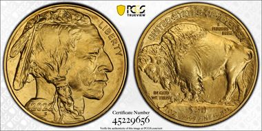 2022 $50 American Buffalo .9999 Fine Gold MS69