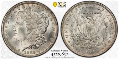1885-O $1 MS66