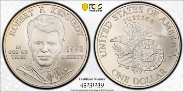 1998-S $1 RFK MS69