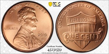 2010-D 1C Shield Satin Finish SP68RD