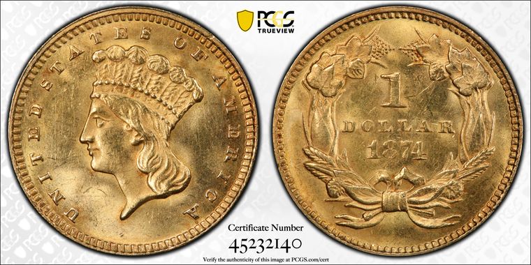 Cert 45232140 - Coin Image