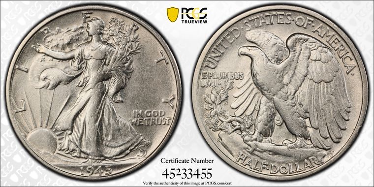 Cert 45233455 - Coin Image