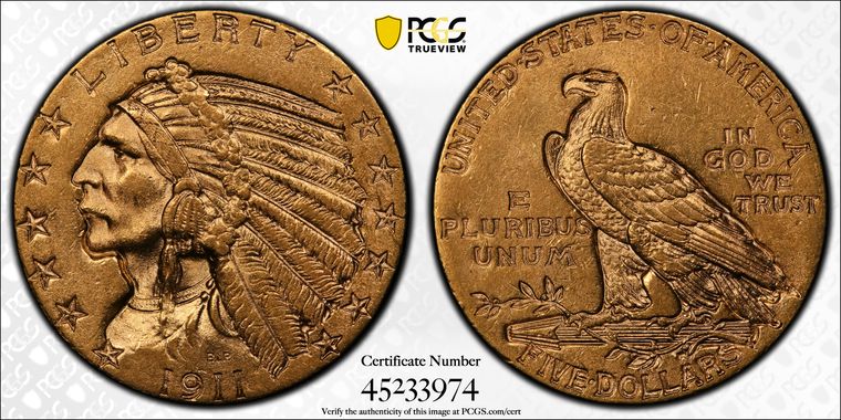 Cert 45233974 - Coin Image