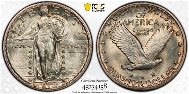 1918-S 25C MS64