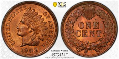 1903 1C MS65RB