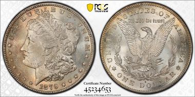 1879-S $1 Reverse of 1878 MS62