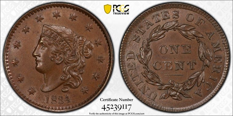 Cert 45239117 - Coin Image