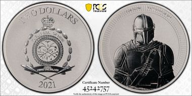 2021 $2 The Mandalorian Star Wars - First Strike MS69