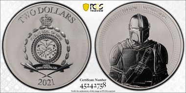 2021 $2 The Mandalorian Star Wars - First Strike MS69