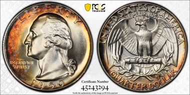 1950 25C PR66+