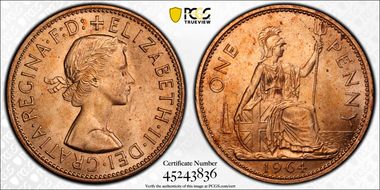 1964 1D S-4157 MS64RD