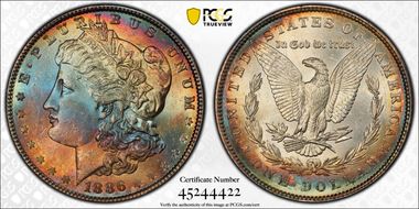 1886 $1 MS64