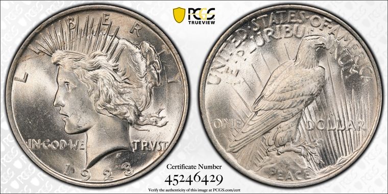 Cert 45246429 - Coin Image