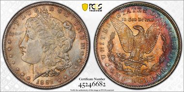 1891-CC $1 MS63