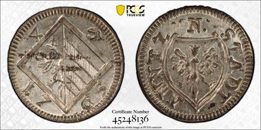 1765 4 Pfg MS65