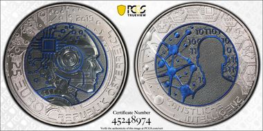 2019 € 25 Artificial Intelligence MS70