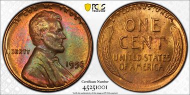 1956 1C MS65RB