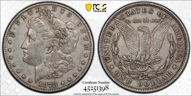 1878 8TF $1 VF35