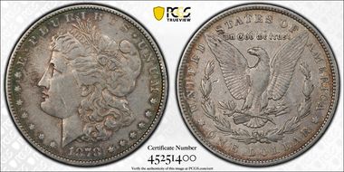 1878 7TF $1 Reverse of 1879 N1