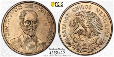 1966-Mo 25C Closed beak MS65