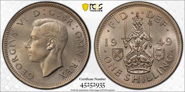 1949 Shil S-4109 Scottish Rev MS64