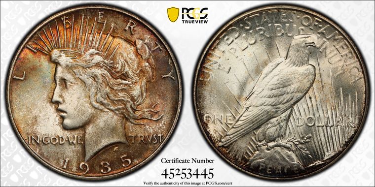 Cert 45253445 - Coin Image