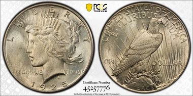 1925 $1 MS64