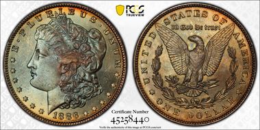 1886 $1 MS63