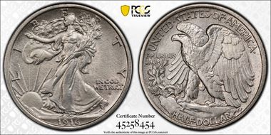 1916-D 50C N1