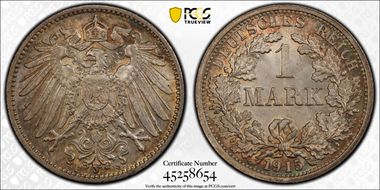 1915-F Mark J-17 MS67