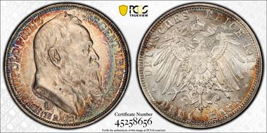 1911-D 3 Mk Birthday J-49 Ag MS63