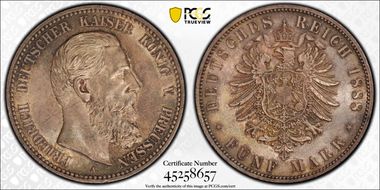 1888-A 5 Mk J-99 Friedrich MS64