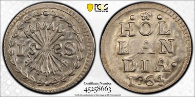 1764 Stuiver KM-91 Ag MS64