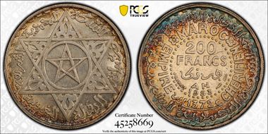 AH1372-1953 200 Fr Lec-291 MS63